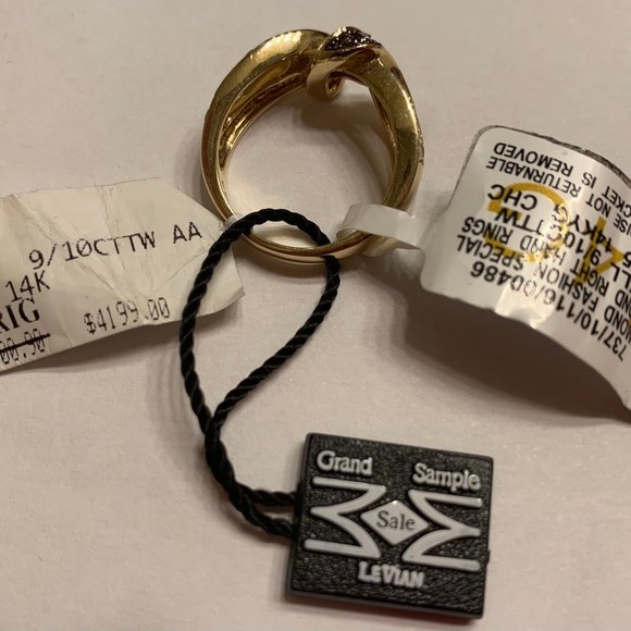 Le Vian Chocolate and Vanilla Diamond Ring - Picture 11 of 12